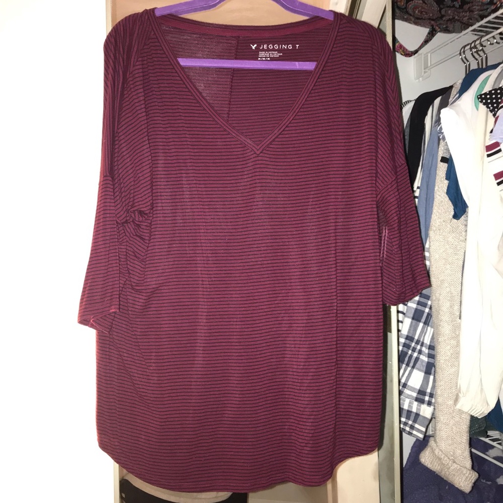American eagle 3/4 sleeve T-shirt